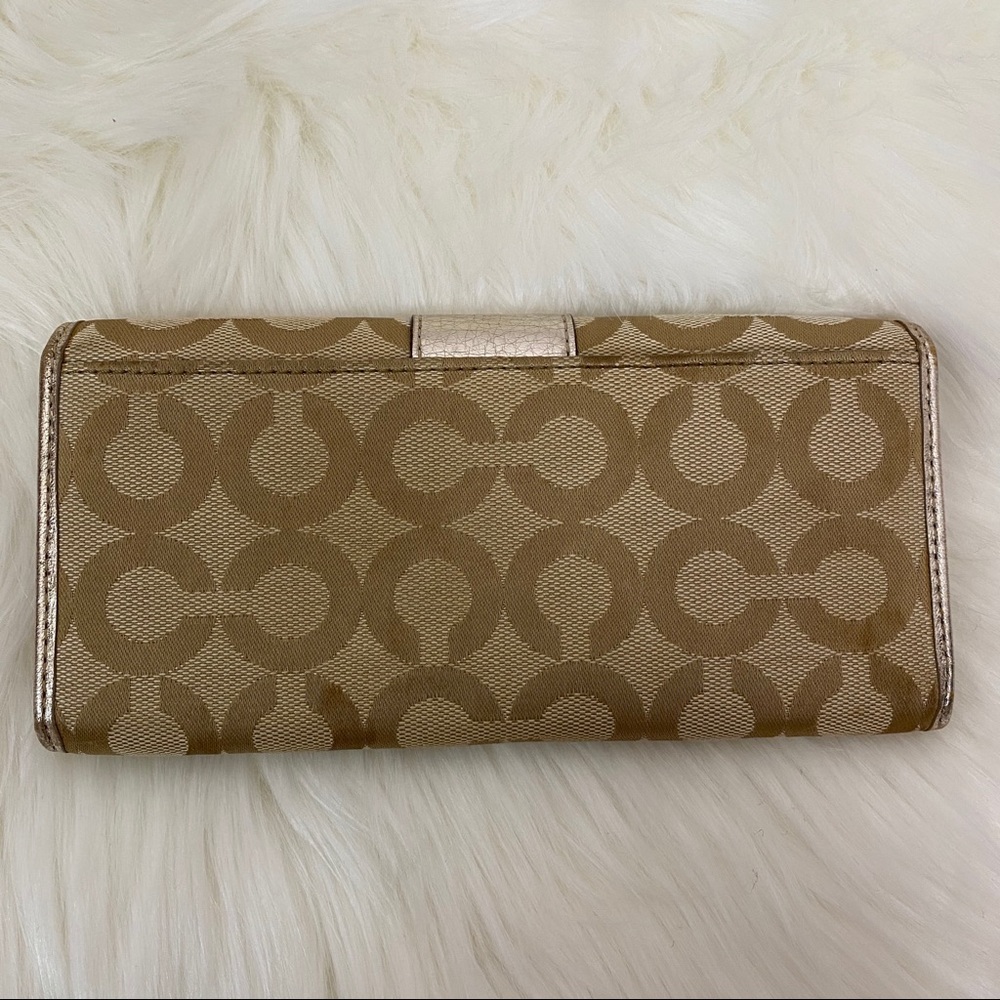 Long Coach Monogram Wallet - Picture 5 of 12